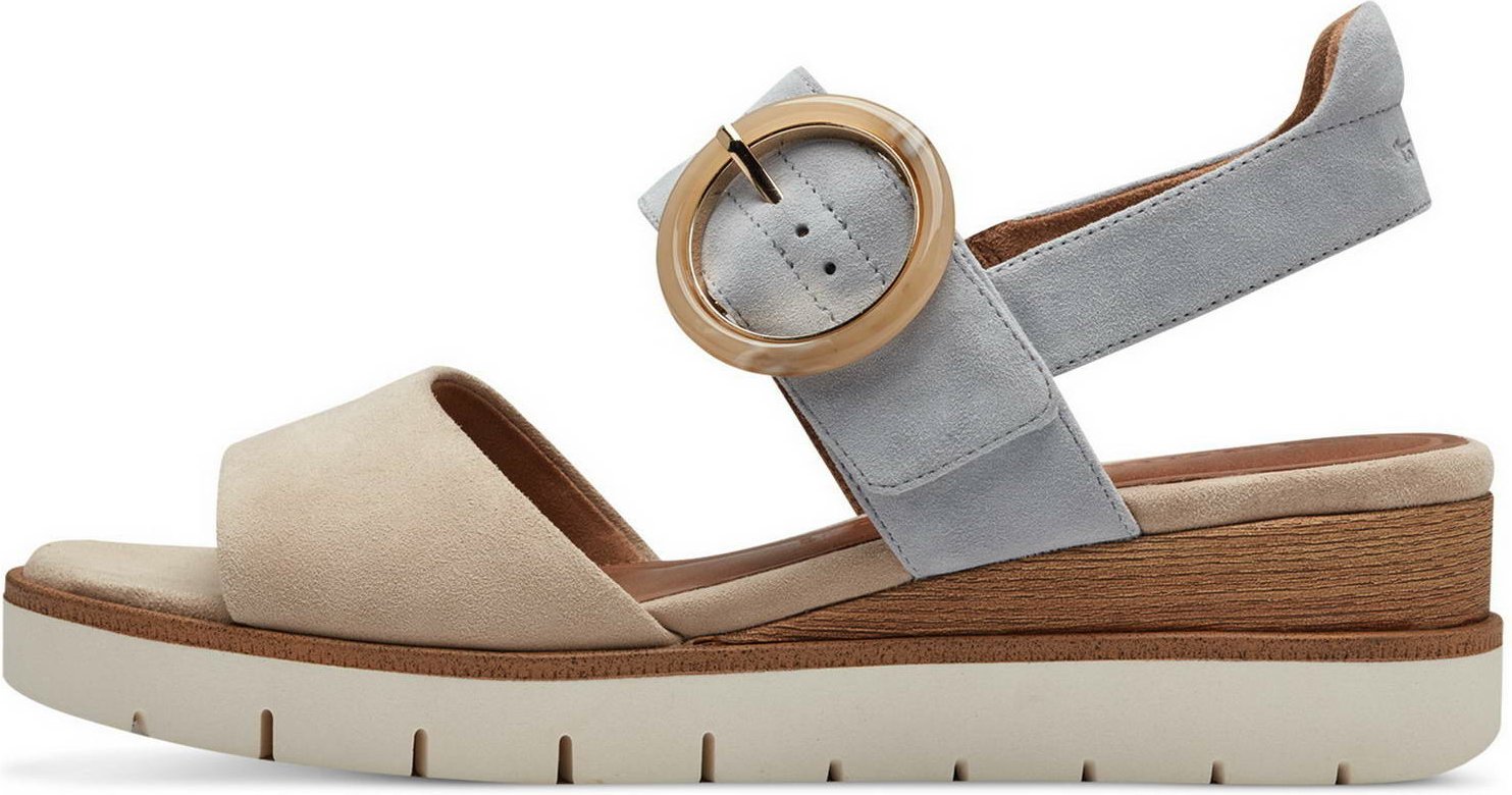 Wortmann - Tamaris Da.-SandaletteModel 2820642, IVORY COMB -... 42