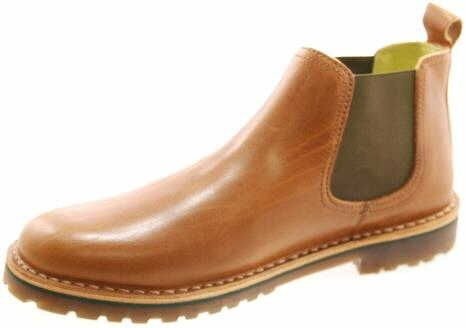 Grünbein Herren Chelsea Boots Reto lose Einlage, camel 46