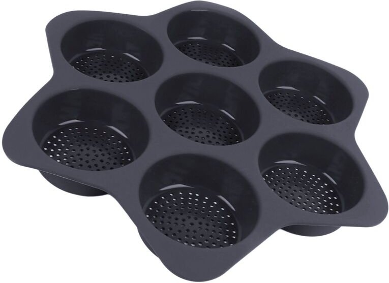 WINH Antihaft-Silikon-Hamburger-Backform, leicht zu reinigen, für Backwaren zu Hause, spülmaschinenfest für Hamburger, K...