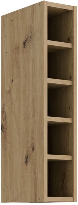 Küchen Preisbombe - Hängeschrank Regal 15 cm Eiche Artisan Küchenzeile Küchenblock Küche Stilo