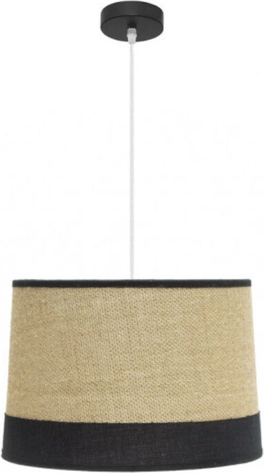 Fabrilamp - Hängeleuchte de Deckenmodell Tietar de Sack und schwarzes Detail