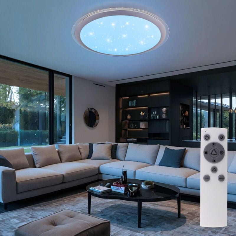 Rgb led Smart Home Decken Leuchte Tageslicht Fernbedienung Alexa Sternen Effekt Lampe dimmbar
