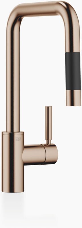 Dornbracht META SQUARE Einhebelmischer mit Pull-down-Brause,