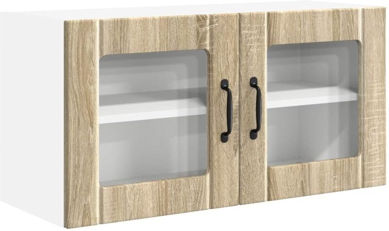 Küchenwandschrank Sonoma-Eiche 80 x 31 x 40 cm Holzwerkstoff vidaXL