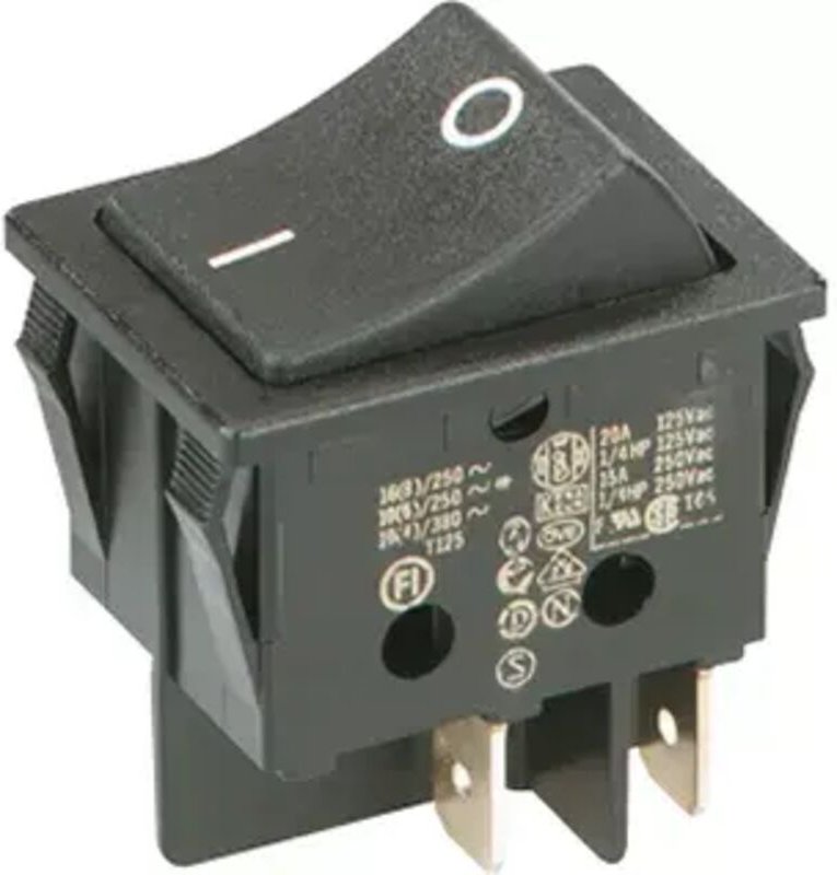 Bachmann 924095 Einbau-Schalter Schwarz