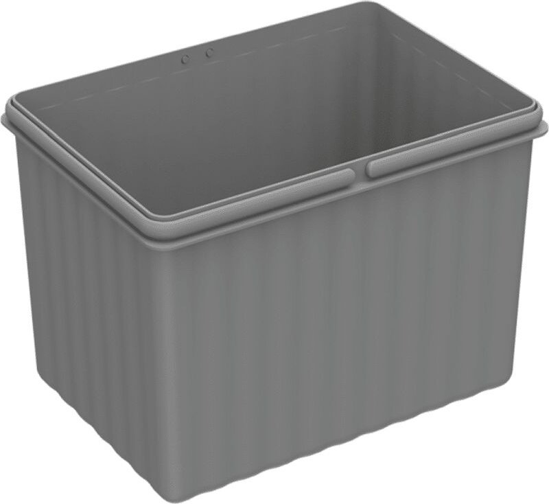 Hettich - Abfallsystem-Eimer, 12l, Bin.it Flex 9136187, Kunststoff grau