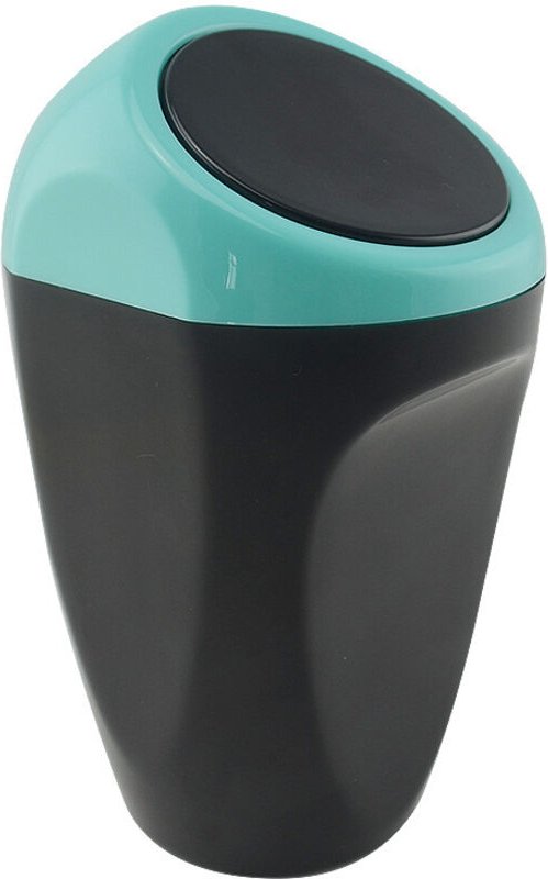 Ahlsen - Mini-Auto-Mülleimer aus Kunststoff (Blau-Mini-Mülleimer)