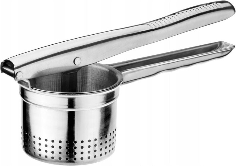 Kartoffelpresse aus Edelstahl für Kartoffelbrei, 24,5 cm, silber - Kadax