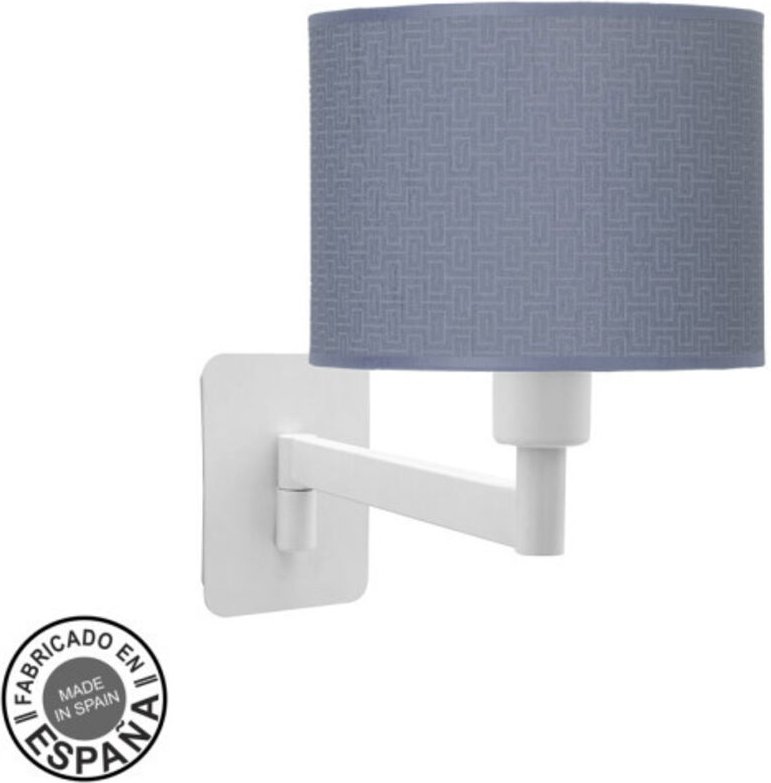 Fashion Wandleuchte 1xe14 weiß/blau 26x17x28 cm