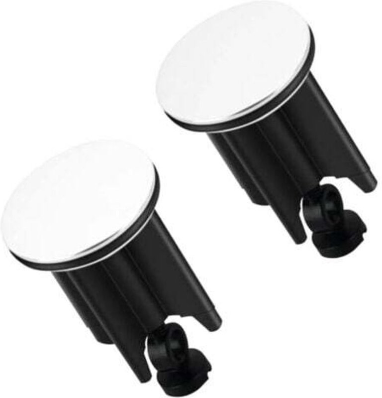 2 Stück Universeller 40mm Waschbeckenstöpsel, Badezimmer Waschbeckenstöpsel, Waschtischstöpsel, höhenverstellbarer Badew...