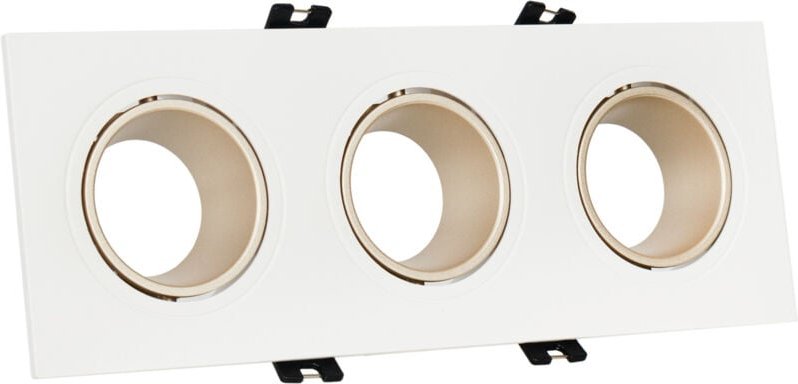 Schwenkbares Dreifach-Downlight GU10 / MR16 - Niedrig ugr -