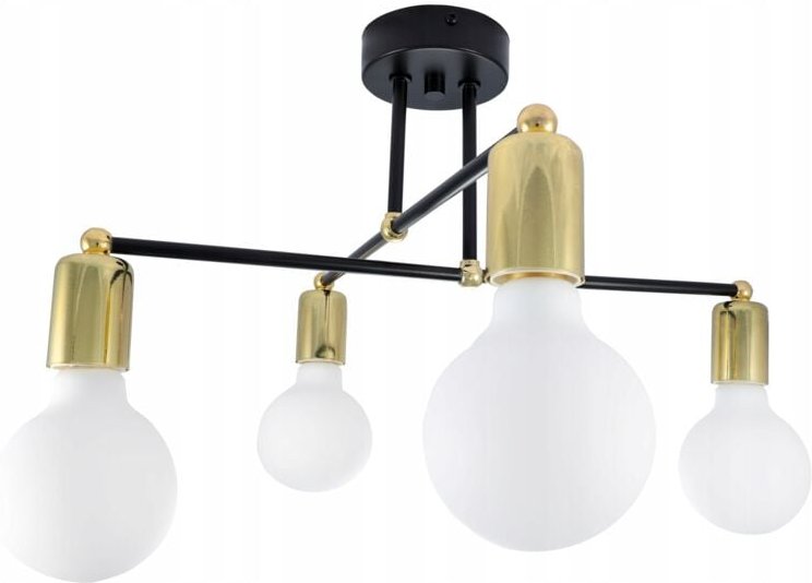 Moderne Loft Edison Gold LED Pendelleuchte
