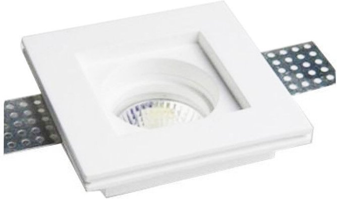Viereckige LED-Einbauleuchte GU10 400721 - Poliplast