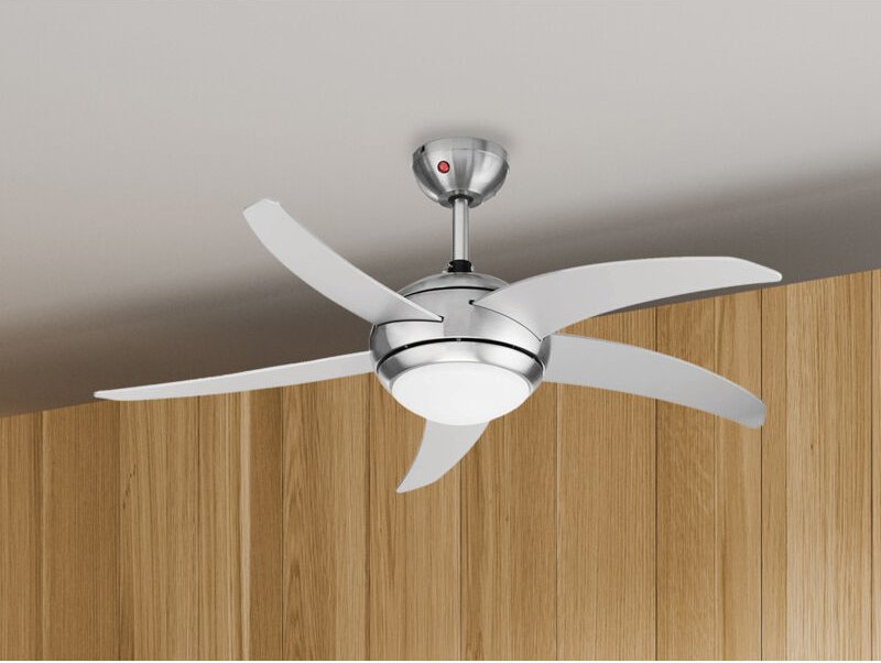 Setpoint - Deckenventilator mit led Licht Ø112 Fernbedienung, 3 Stufen & Winterbetrieb