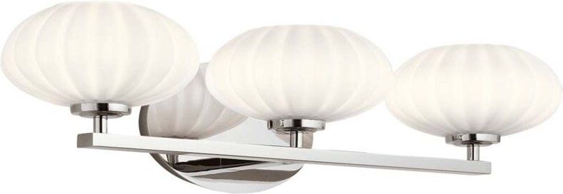 Wandleuchte Badezimmerleuchte Wandlampe led Chrom Dimmbar b 63,5 cm IP44