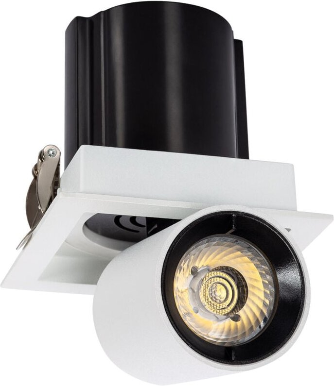 Efectoled - led Strahler Ausrichtbar Sanaqi 12W Eckiger Ausschnitt 75x75 mm lifud 4000K Neutralweiß