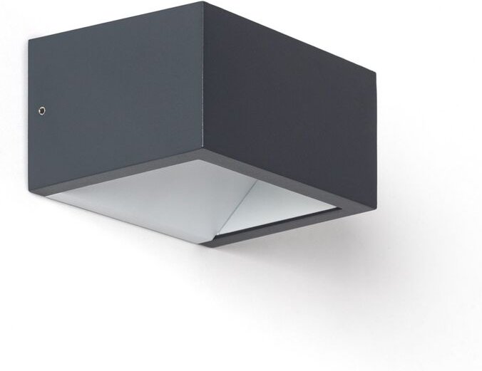 LED-Wandleuchte Aussen 9W Aluminium Doppelseitige Beleuchtung CCT Wählbar Sheffield Anthrazit