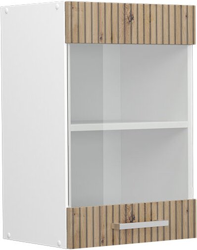 Vicco - Küchenglasschrank R-Line, Artisan-Eiche, 40 cm