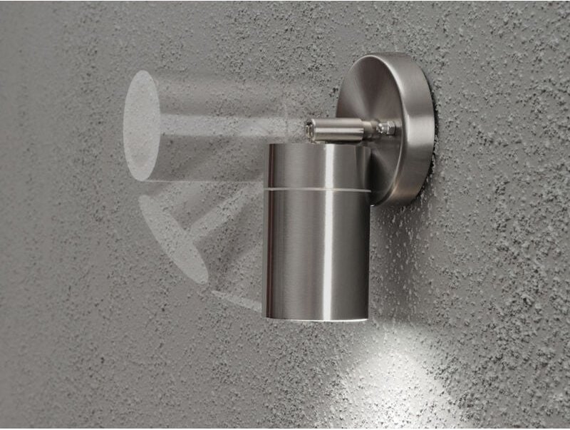 Thumbnail - Außenwandleuchte modena Downlight schwenkbar, Höhe 15cm, Edelstahl