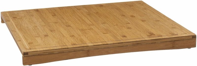 Five - Schneidebrett aus Bambus mit Anschlagkante, 52 x 58 cm