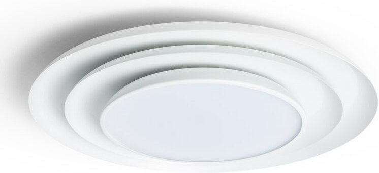 Efectoled - led Deckenleuchte 32W Rund Metall Ø500 mm cct wählbar Telmor Weiß