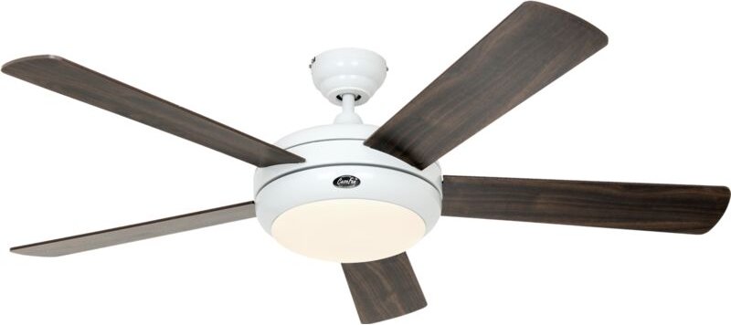 Deckenventilator Titanium Weiß 132 Nussbaum / Kirsche