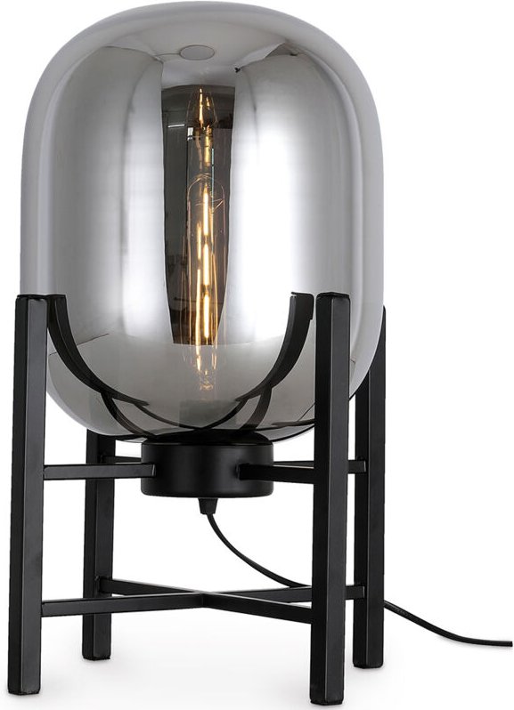 Tischlampe - Designer-Wohnzimmerlampe - Grau Rauch