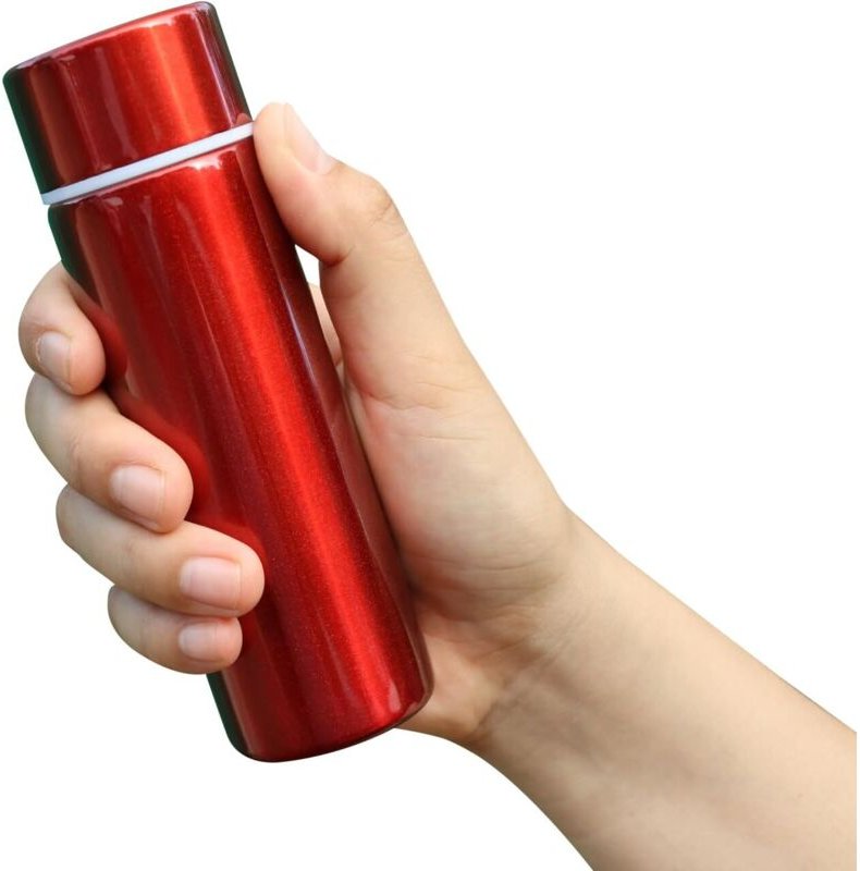 Niedliche, isolierte Mini-Kaffeeflasche (150 ml), kleines Fassungsvermögen, tragbar, aus Edelstahl, für Reisen.