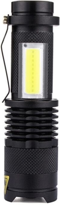 Coocheer - Mini-LED-Taschenlampe, usb-c, wiederaufladbar, zoombar, 3 Beleuchtungsmodi, tragbare Taschenlampe für Camping...