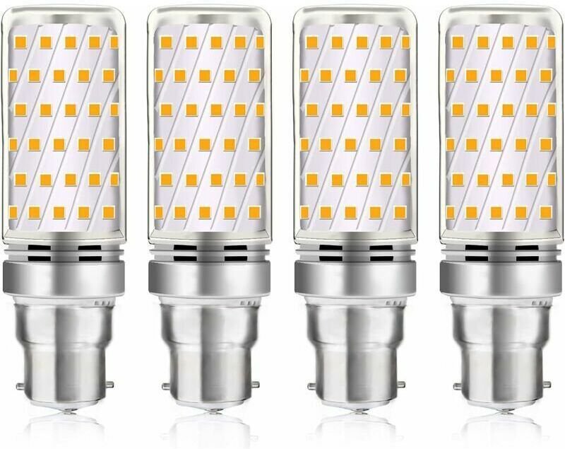 Mais B22 LED-Glühbirne, 16 W, Kaltweiß 6000 K, 1600 lm, B22-Halogenäquivalent 100 W-120 W, AC 230 V, B22-Glühbirne für G...