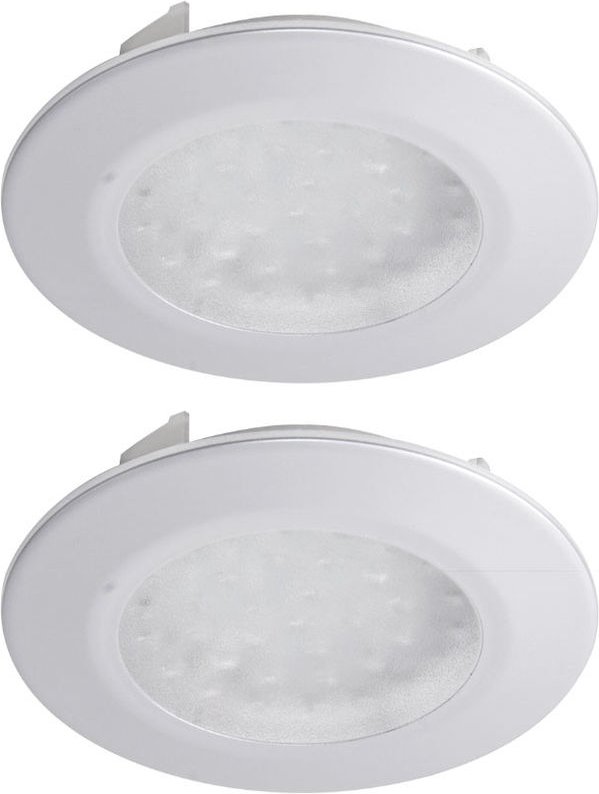 Brilliant - 2er Set led Einbau Lampen Arbeits Zimmer Innen Leuchten Titan Decken Wand Spots G00762/11