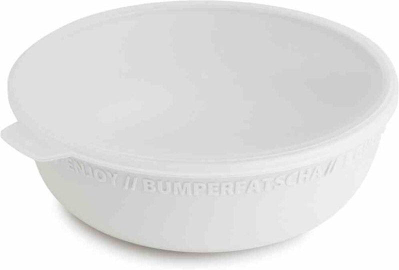 Rotho - Schüssel mit Deckel 1,02 l Tresa mistletoe weiß Vorratsdose Frischhaltedose Kühlschankdose