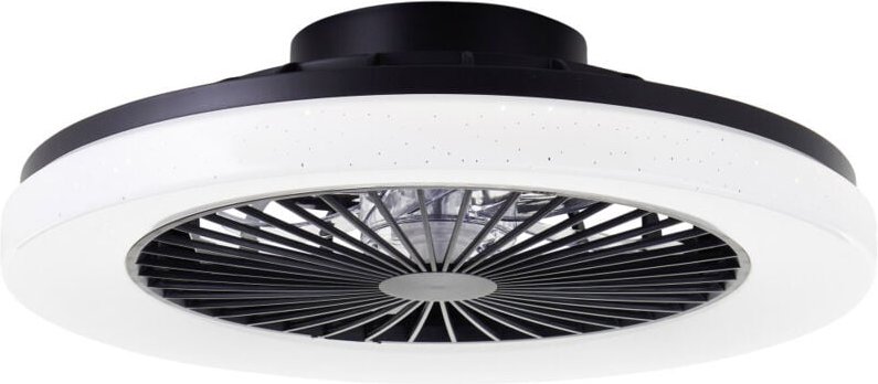 Led Deckenleuchte mit Ventilator Siano ø 48 cm 40 w schwarz Deckenlampen & Kronleuchter - Brilliant