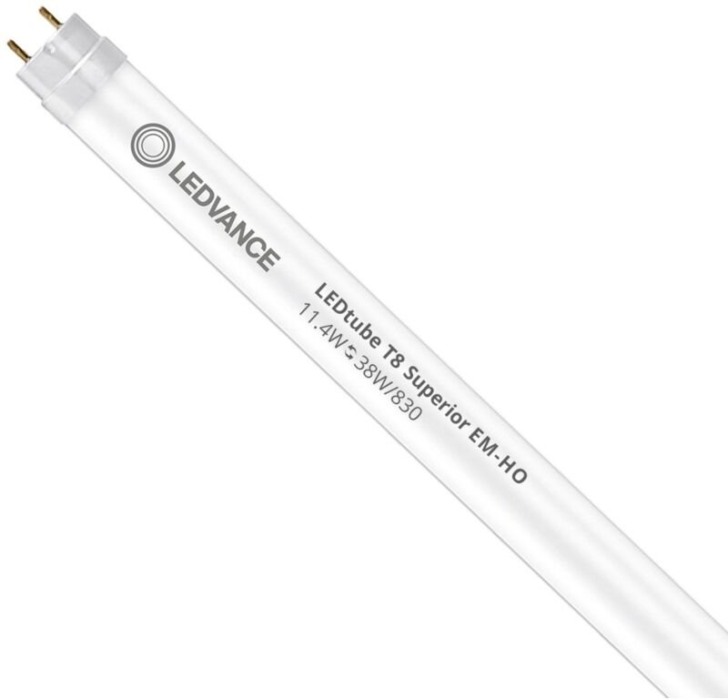 Ledvance LED TUBE T8 EM S, 11.4W, 3000K, Splitterschutz, 4099854037511