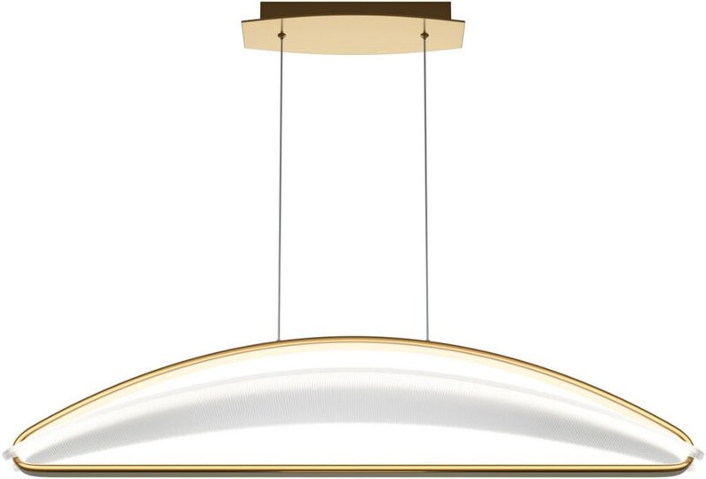 Maytoni Breeze Moderne Bar-Hängeleuchte, Messing, 3000 K, 2040 lm, Acryl-Schirm