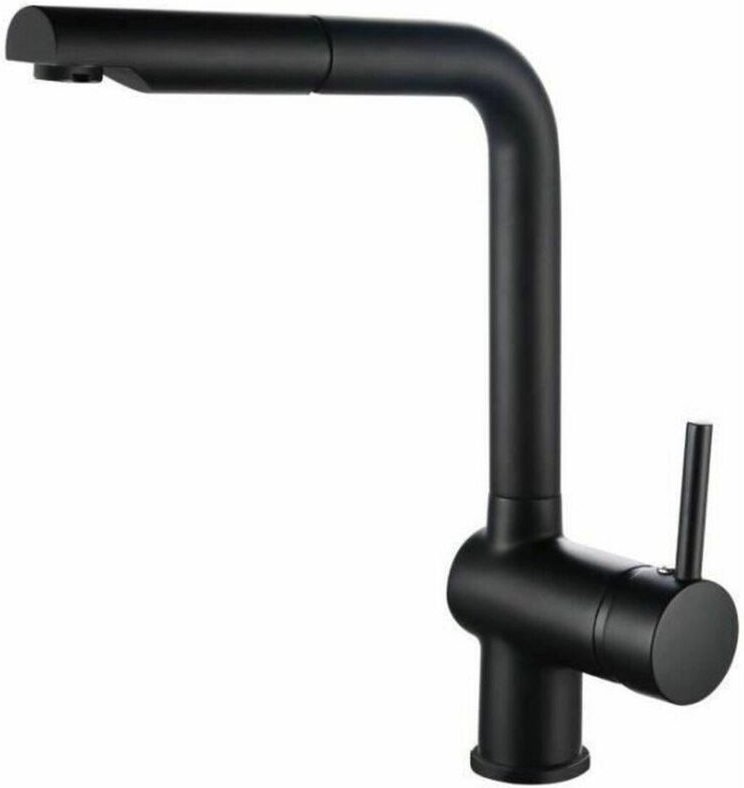 Rousseau Matsouko Küchenspültischarmatur elegant schwarz