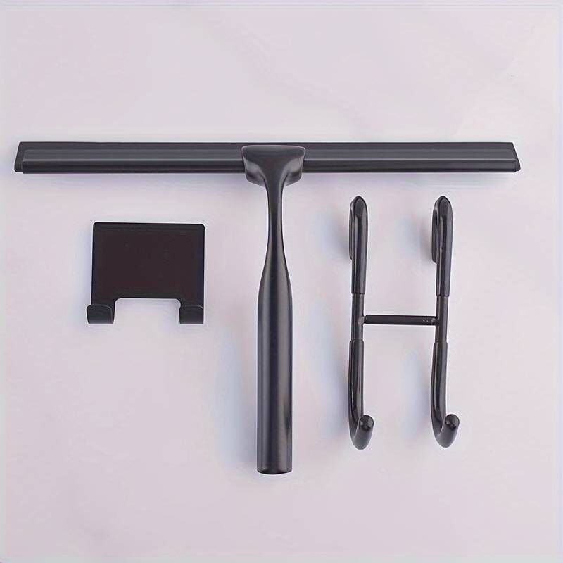 Handabzieher für Dusche und Fenster mit Haken, Fensterabzieher, Haushaltsreinigungsabzieher, Fensterabzieher, Wasserabzi...