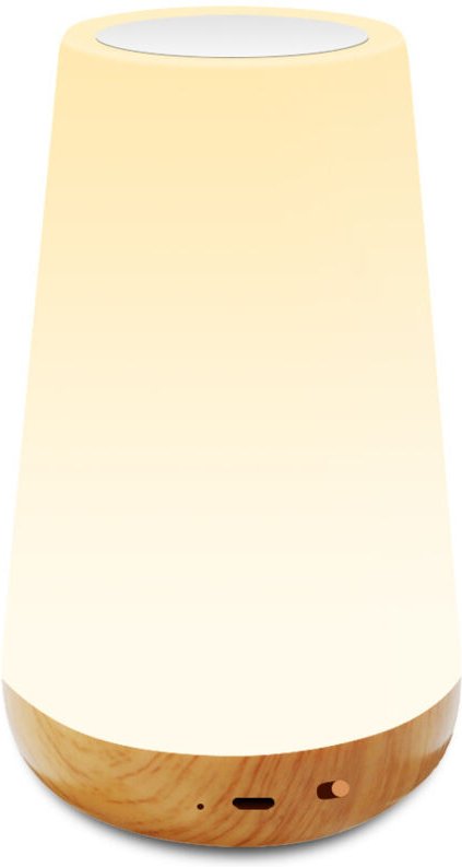 Vtizikl Veilleuse LED, Lampe de Chevet Lampe de Table Rechargeable avec Lumière Blanche Chaude pour Chambre à Coucher, S...