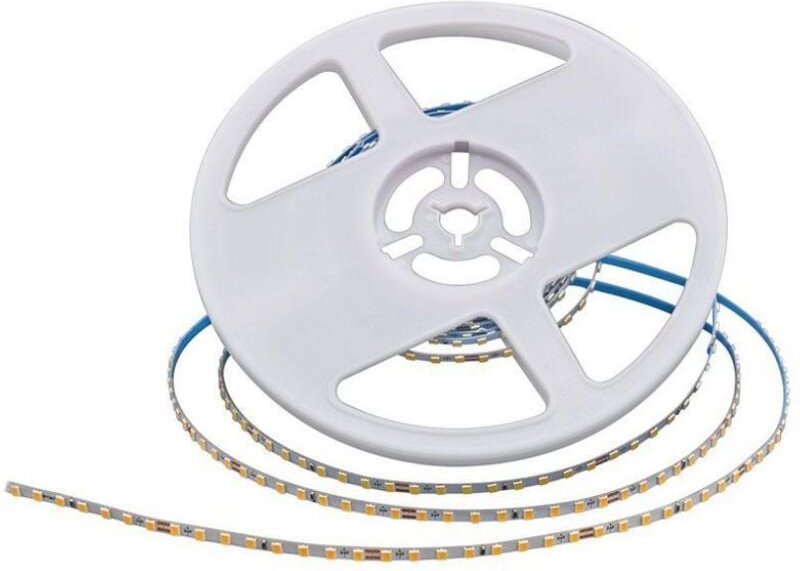 V-tac - Streifen led SMD2835 9W/m 5m 128 LED/m 24V Warmweiß IP20 4mm