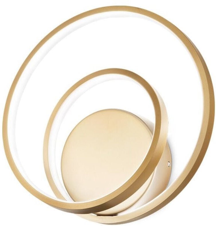 Oz Integrierte led Wandleuchte Messing 4000K - Ideal Lux