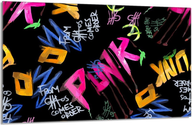 Glas-Herdplattenschutz 80x52 Musik