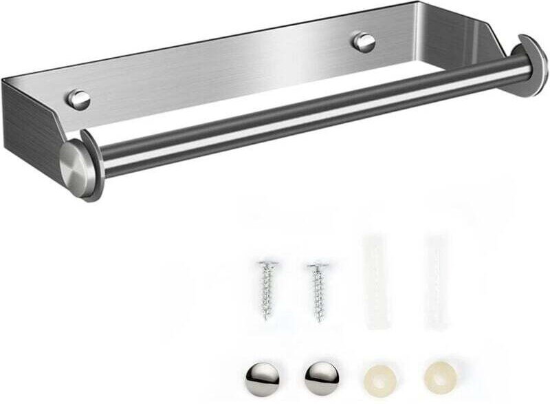 ZVD - Derouleur Essuie Tout, Derouleur Porte Sopalin, Devidoir Porte Essuie Tout Mural, Distributeur Papier Aluminium So...