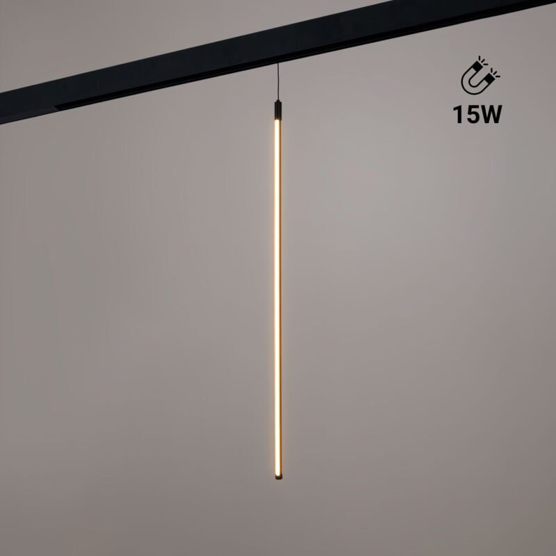 Vertikale LED-Hängelampe für Magnet-Schiene - 48V - 15W - 2800K