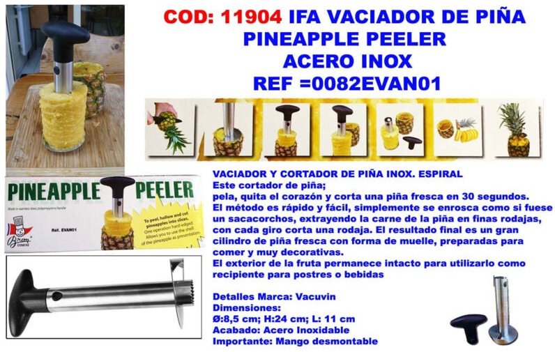 Ifa Edelstahl-Ananasschäler 0082EVAN01