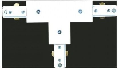 Cristalrecord - Conector de carril triple Len blanco