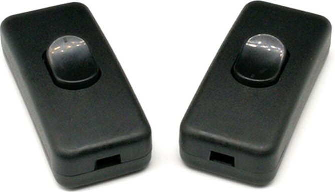 Lntyq - Stück Lampenschalter Zwischenkabel 250 v/ 2 a Ersatz für Stehlampe und Tischlampe Inline Lampenschalter 2 Leitun...