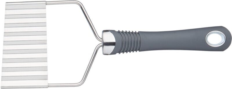 KitchenCraft Späneschneider of Edelstahl mit ergonomischem Griff, 21,5 x 8,5 cm - Grau