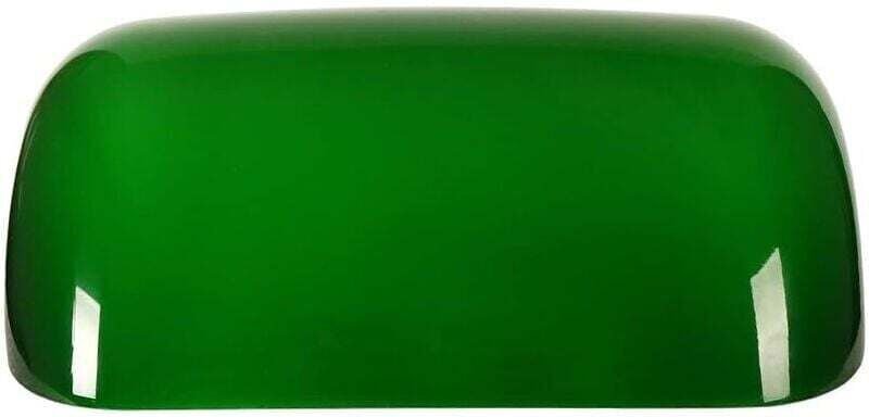Ersatz-Lampenschirm aus Glas für Schreibtischlampe (Grün), Lampenschirm, Lampenschirm