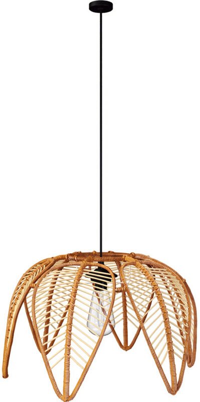 Privatefloor - Rattan-Deckenlampe - Boho-Bali-Stil - Cardenia Naturfarben
