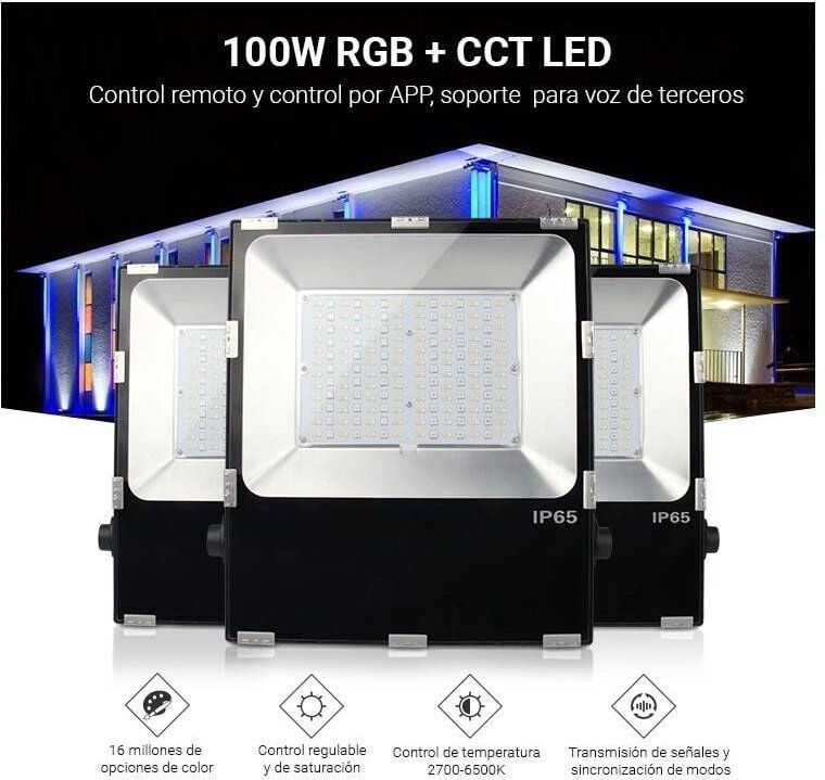 LED RGB+CCT 50W 4200lm RGB+CCT 50W - RF und WiFi Steuerung -